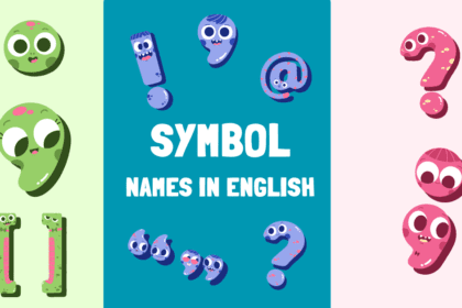 100 symbol names in English