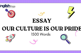 Our Culture is Our Pride essay 1500 words